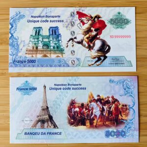 Banknot Kolekcjonerski Napoleon Bonaparte Francja 5000