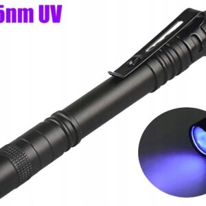Latarka UV led-395NM kieszonkowa w formie długopisu 3W ALUMINIUM IPX4