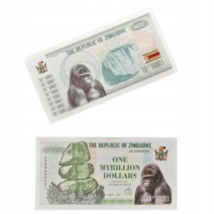 Banknot kolekcjonerski 1 MYRILLION Dolarów Zimbabwe UV UNC